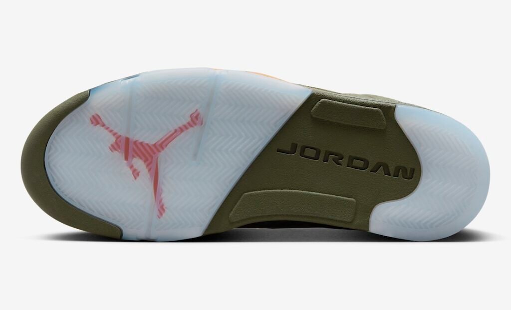 حذاء سنيكرز اير جوردان 5 زيتوني Air Jordan 5 Olive
