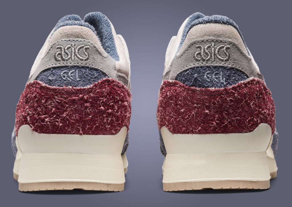 حذاء سنيكرز كيث x أسيكس جل لايت 3 شاجي سويد كريمي أسود Kith x Asics Gel-Lyte III Shaggy Suede