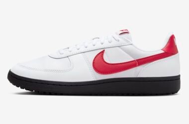 حذاء سنيكرز نايك فيلد جنرال 82 لون أبيض أحمر أسود Nike Field General 82