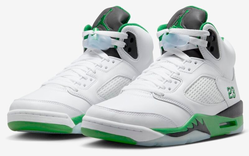 نايك اير جوردان 5 Nike Air Jordan لاكي جرين lucky green