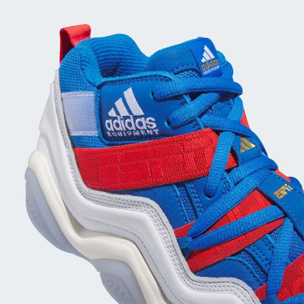 حذاء سنيكرز اديداس توب تين 2000 x إي إس بي إن لون أزرق أبيض أحمر ESPN x adidas Top Ten 2000