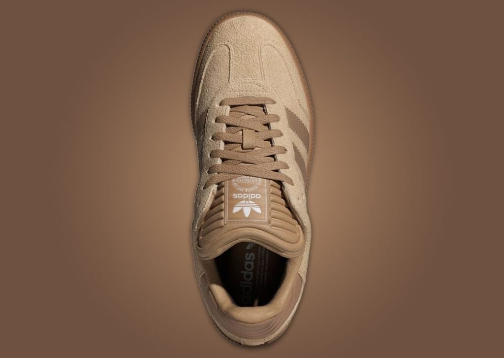 حذاء سنيكرز اديداس سامبا اكس ال جي ويت لون بني adidas Samba XLG Wheat
