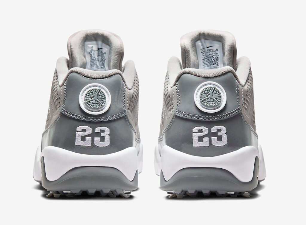 حذاء سنيكرز نايك اير جوردن 9 جولف كول جراي لون رمادي Air Jordan 9 Golf Cool Grey