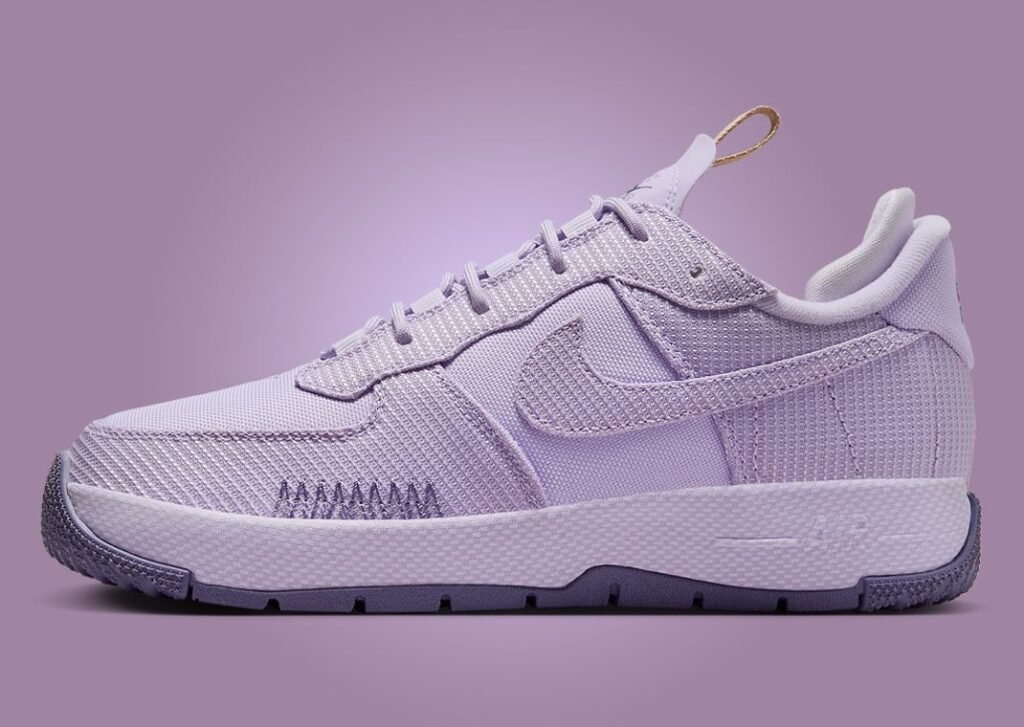حذاء سنيكرز نايك اير فورس 1 وايلد ليلاك بلوم النسائي لون بنفسجي Nike Air Force 1 Wild Lilac Bloom