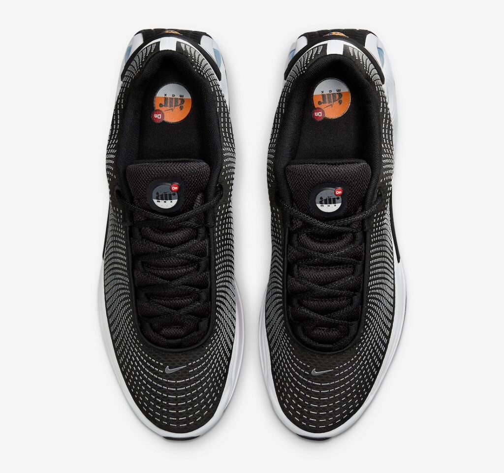 حذاء سنيكرز نايك اير ماكس دي ان بلاك وايت لون الأسود والأبيض والرمادي Nike Air Max Dn Black White