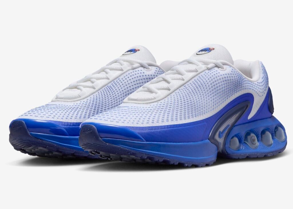 حذاء سنيكرز نايك اير ماكس دي ان وايت ريسر بلو لون ازرق ابيض Nike Air Max DN White Racer Blue