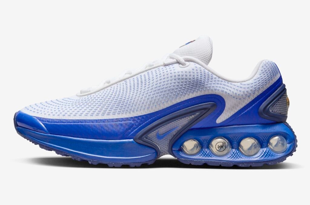 حذاء سنيكرز نايك اير ماكس دي ان وايت ريسر بلو لون ازرق ابيض Nike Air Max DN White Racer Blue