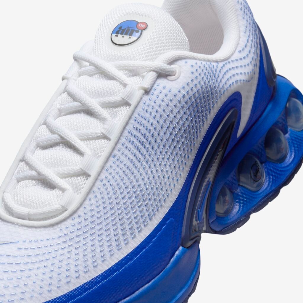 حذاء سنيكرز نايك اير ماكس دي ان وايت ريسر بلو لون ازرق ابيض Nike Air Max DN White Racer Blue