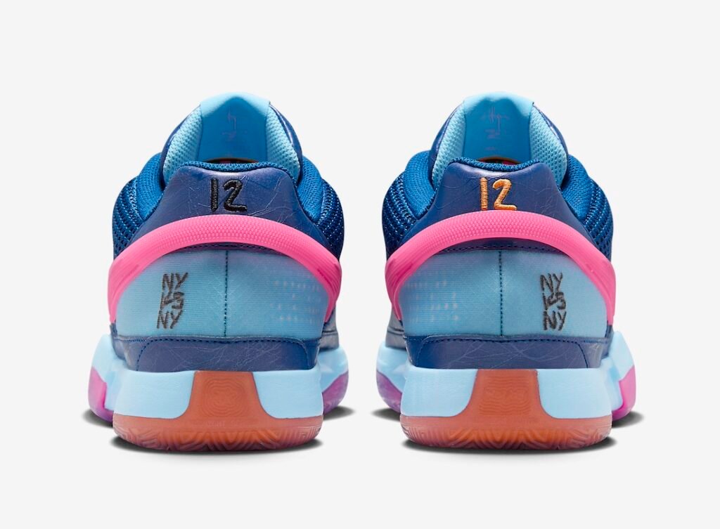 حذاء سنيكرز نايك جا 1 لون ازرق غامق والزهري Nike Ja 1 NY vs. NY