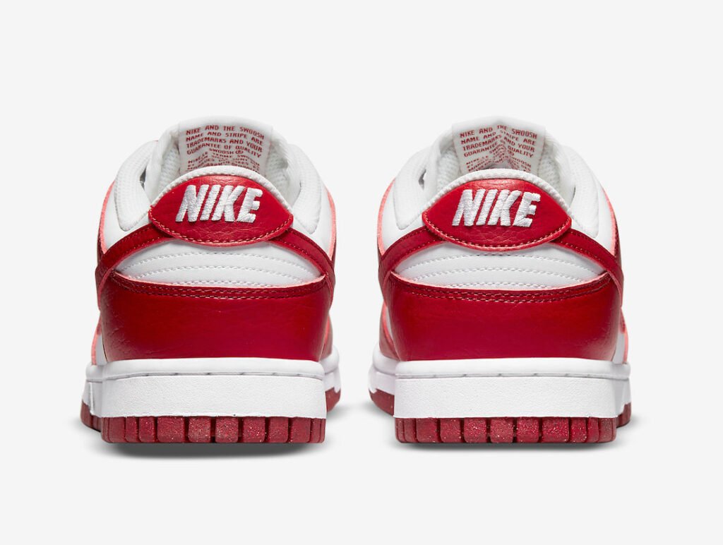 حذاء سنيكرز نايك دانك لو نكست نيتشر جيم ريد النسائي لون أحمر أبيض Nike Dunk Low Next Nature Gym Red