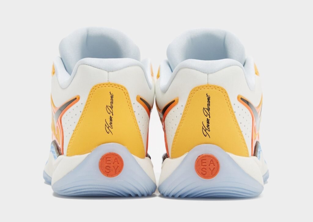 حذاء سنيكرز نايك كي دي 17 صن رايز برتقالي ذهبي رمادي Nike KD 17 Sunrise