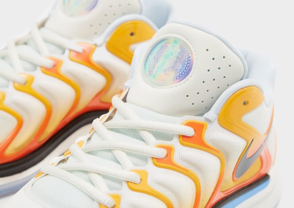 حذاء سنيكرز نايك كي دي 17 صن رايز برتقالي ذهبي رمادي Nike KD 17 Sunrise