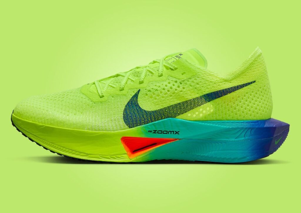 حذاء الجري نايك فيبورفلاي 3 فولت لون اخضر فاقع Nike Vaporfly 3 Volt