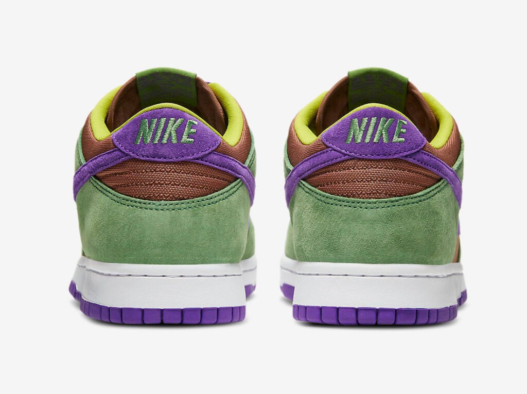 حذاء سنيكرز نايك دانك لو فينير لون بني بنفسجي اخضر Nike Dunk Low Veneer