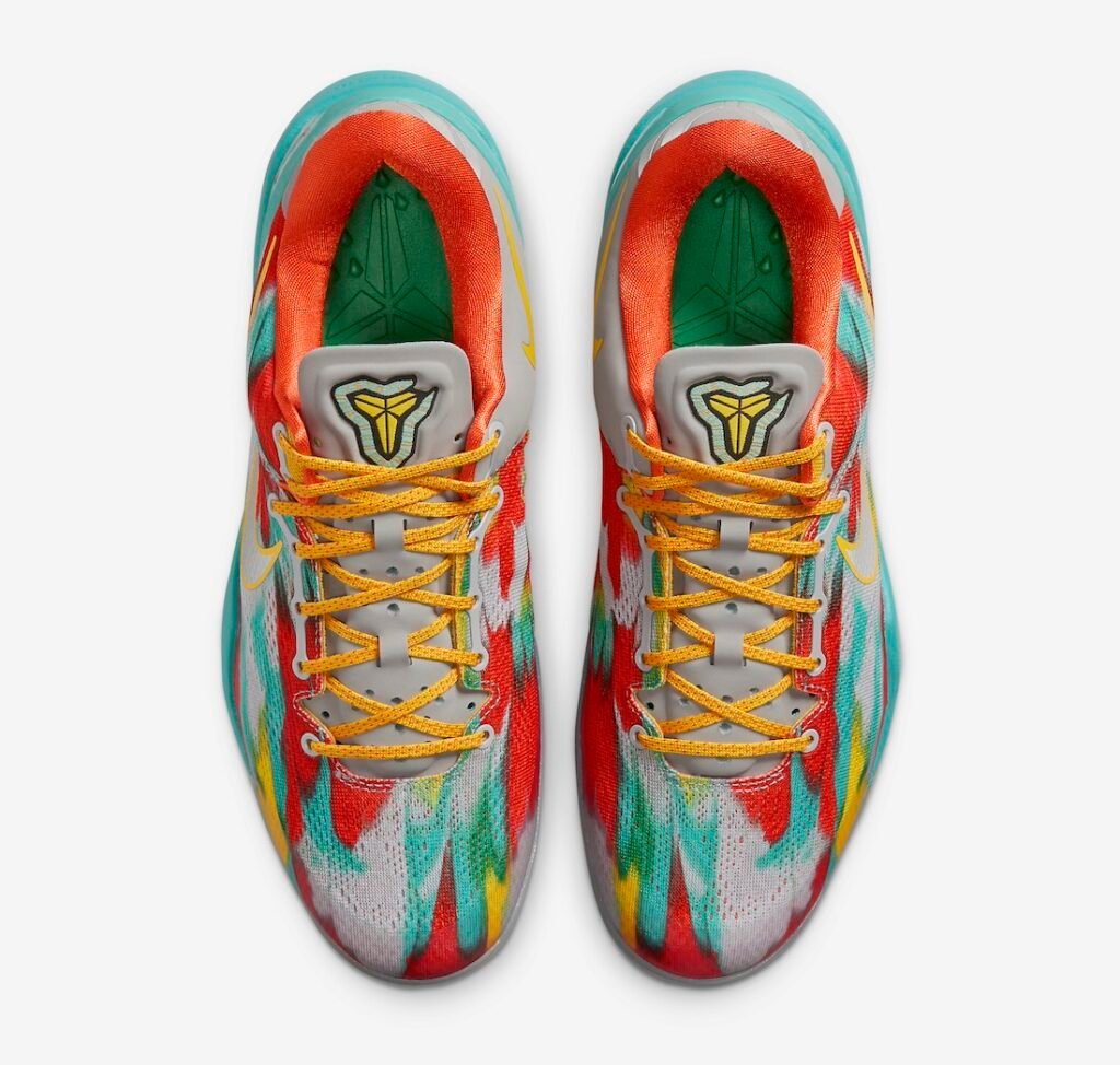 حذاء سنيكرز نايك كوبي 8 بروترو فينس بيتش لون رمادي فضي اصفر Nike Kobe 8 Protro Venice Beach
