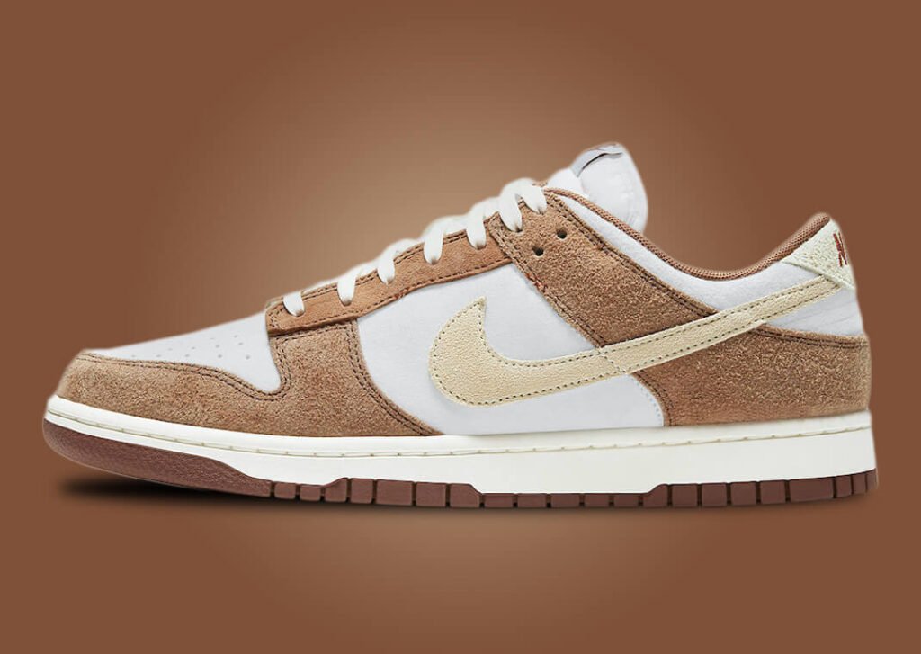 حذاء سنيكرز نايك دانك لو ميديوم كاري لون بني Nike Dunk Low Medium Curry