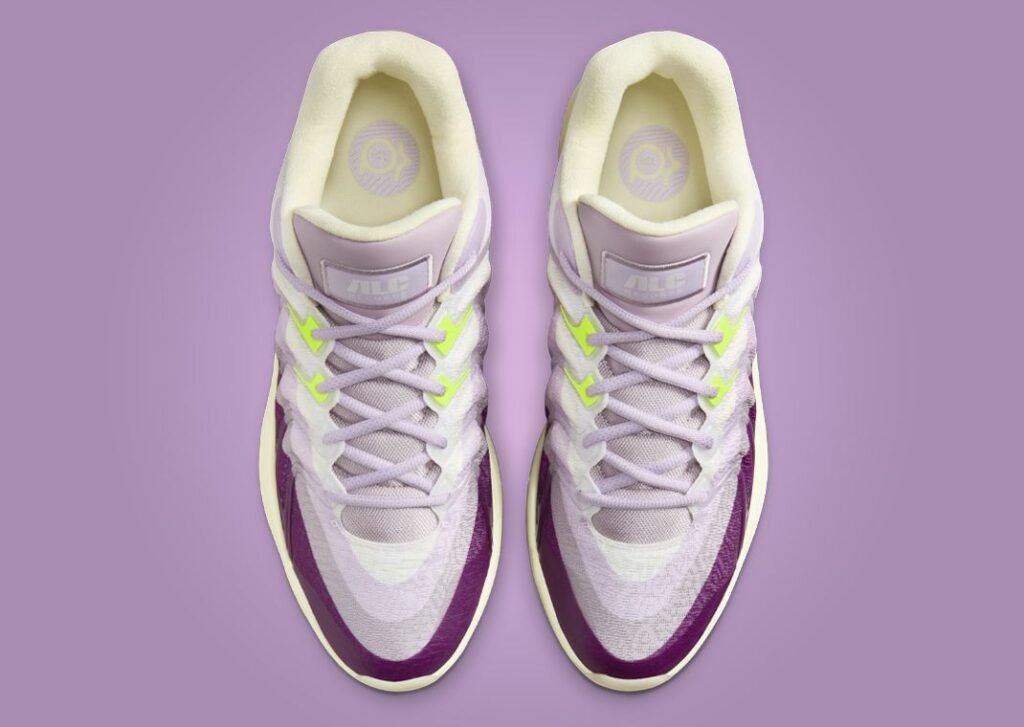 حذاء سنيكرز نايك كي دي 17 x ذا ألكميست لون بنفسجي ليزر اورانج ابيض The Alchemist x Nike KD 17