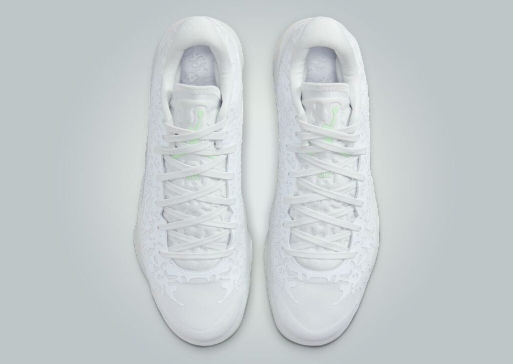 حذاء سنيكرز نايك جوردن زيون 3 وايت لون ابيض بالكامل Jordan Zion 3 White