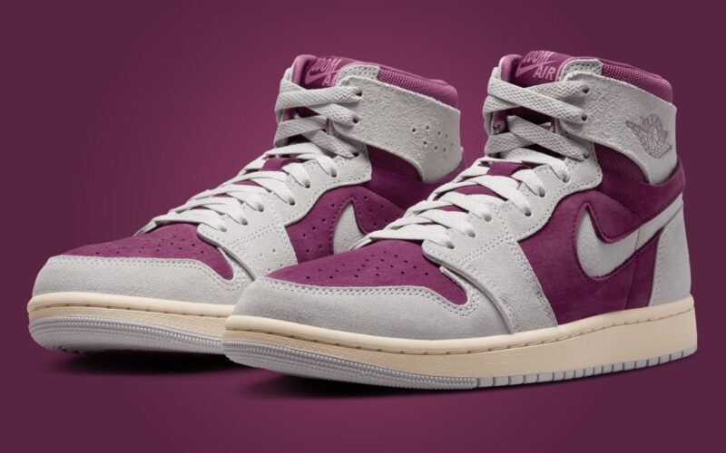 Air Jordan 1 High Zoom CMFT 2 Bordeaux Neutral Grey