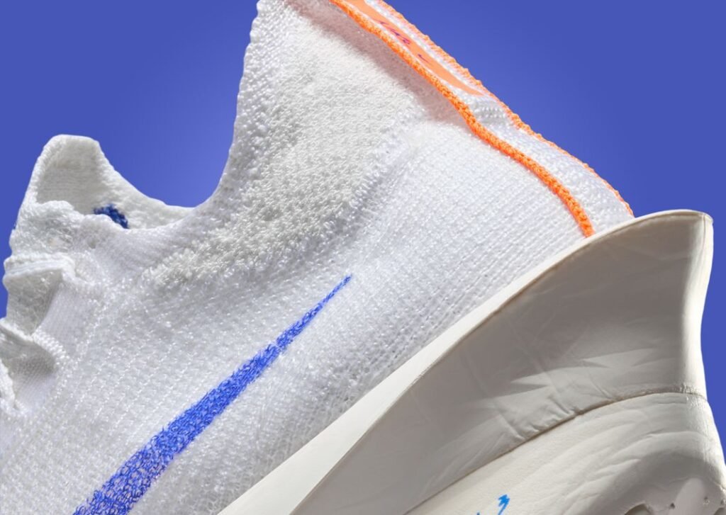 حذاء الجري نايك اير زووم ألفافلاي نكست% 3 بلوبرنت لون الابيض الازرق البرتقالي Nike Air Zoom Alphafly NEXT% 3 Blueprint