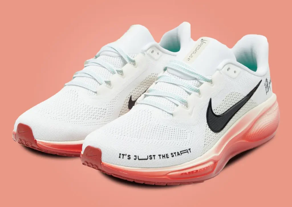 حذاء سنيكرز نايك بيجاسوس 41 إليود كيبتشوج لون ابيض احمر Nike Pegasus 41 Eliud Kipchoge