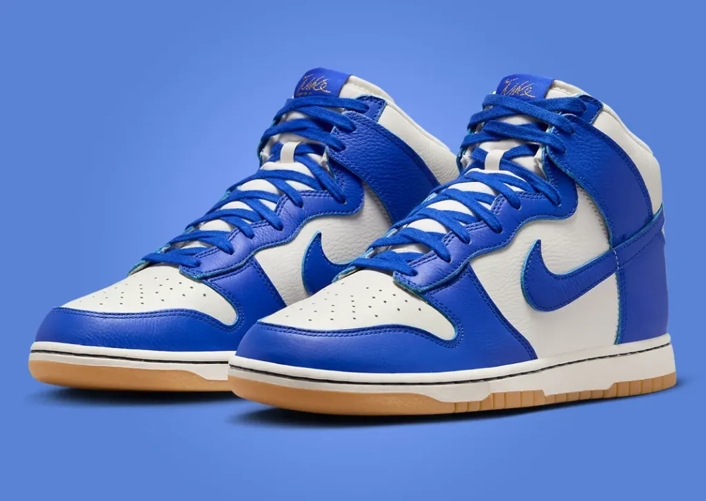 حذاء سنيكرز نايك دانك هاي فانتوم رايسر بلو النسائي لون ابيض ازرق Nike Dunk High Phantom Racer Blue