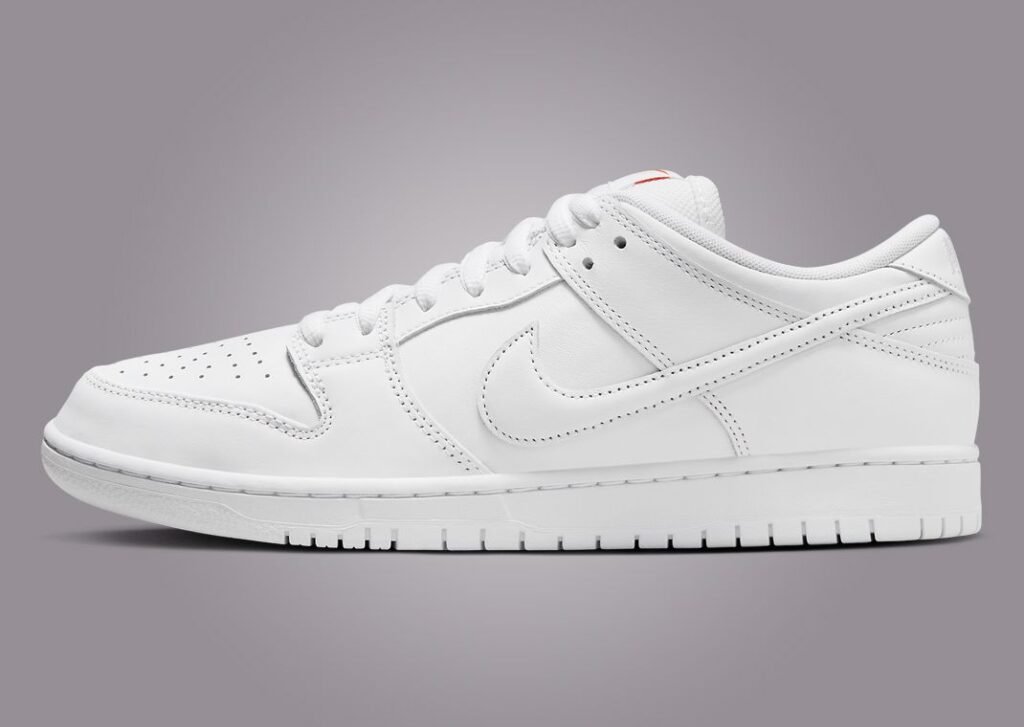 نايك اس بي دانك لو آيزو تريبل وايت لون ابيض بالكامل Nike SB Dunk Low ISO Triple White