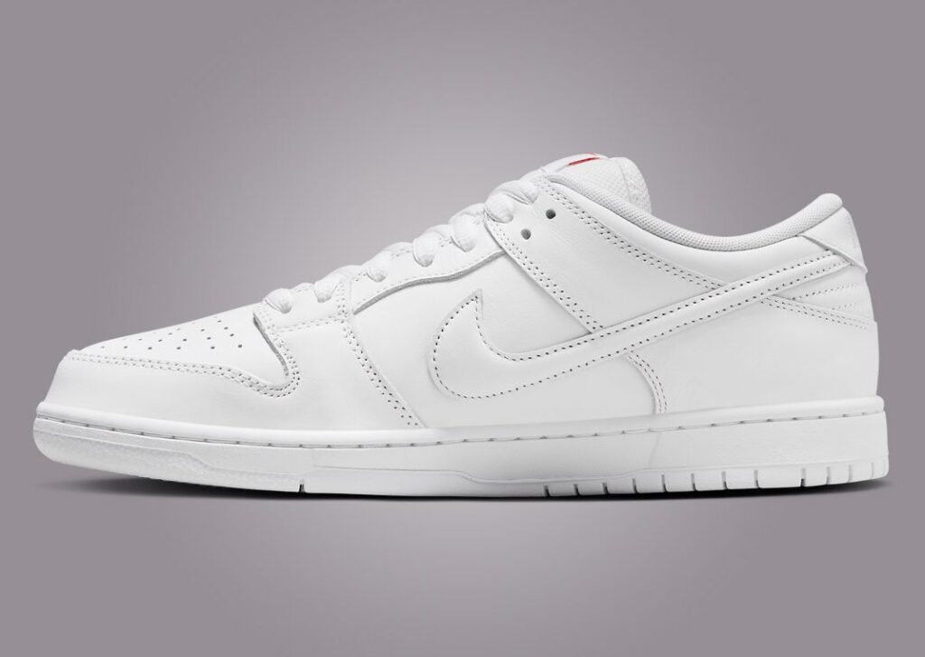 نايك اس بي دانك لو آيزو تريبل وايت لون ابيض بالكامل Nike SB Dunk Low ISO Triple White