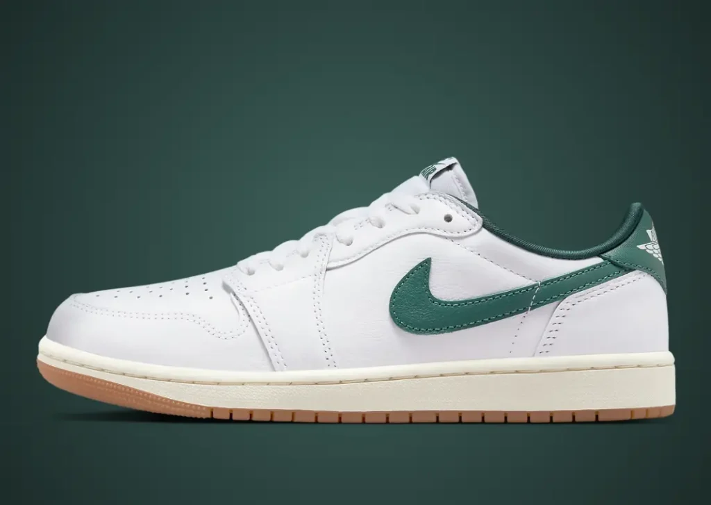 نايك اير جوردن 1 ريترو لو اوجي اوكسيدايزد جرين النسائي لون ابيض بالكامل اخضر Air Jordan 1 Retro Low OG Oxidized Green