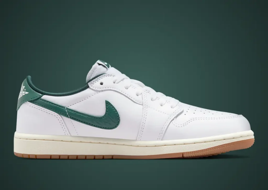 نايك اير جوردن 1 ريترو لو اوجي اوكسيدايزد جرين النسائي لون ابيض بالكامل اخضر Air Jordan 1 Retro Low OG Oxidized Green