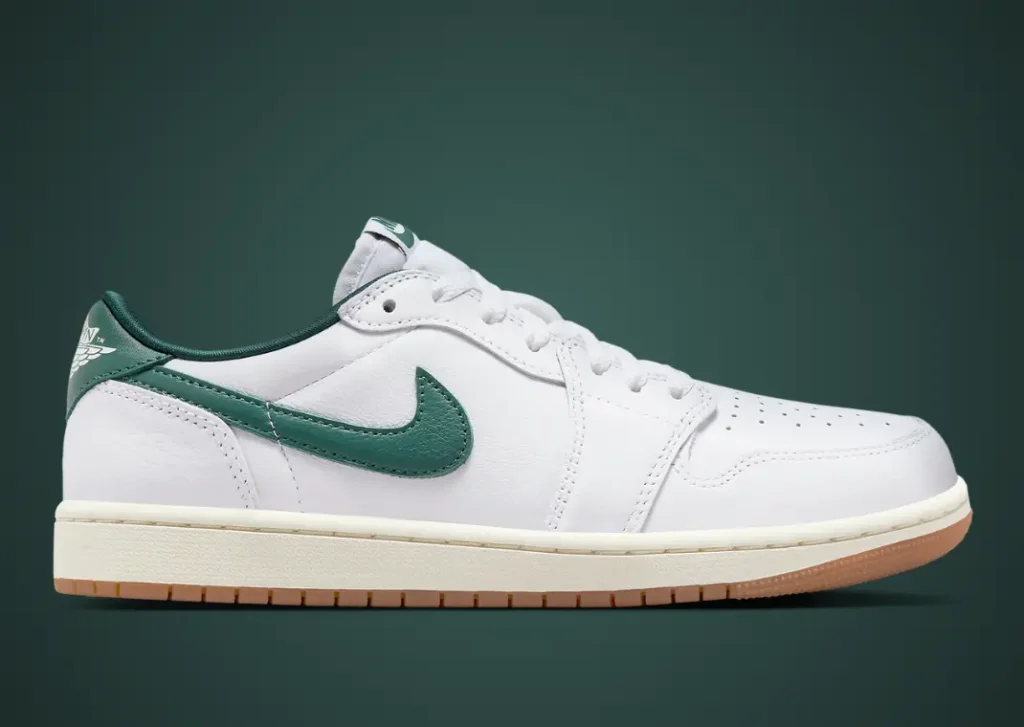 نايك اير جوردن 1 ريترو لو اوجي اوكسيدايزد جرين النسائي لون ابيض بالكامل اخضر Air Jordan 1 Retro Low OG Oxidized Green