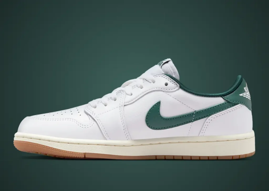 نايك اير جوردن 1 ريترو لو اوجي اوكسيدايزد جرين النسائي لون ابيض بالكامل اخضر Air Jordan 1 Retro Low OG Oxidized Green