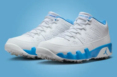 Air Jordan 9 Golf White University Blue