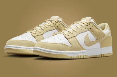 Nike Dunk Low Team Gold Suede