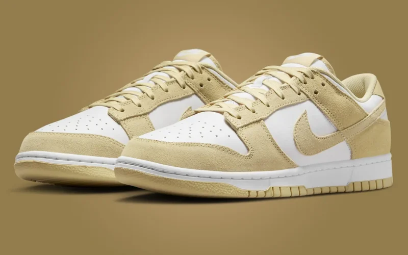 Nike Dunk Low Team Gold Suede