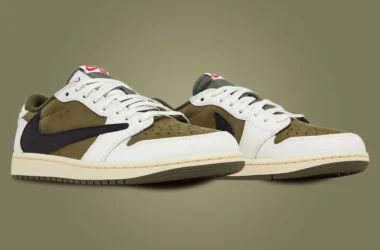 Travis Scott's Air Jordan 1 Retro Low OG Olive Alternate