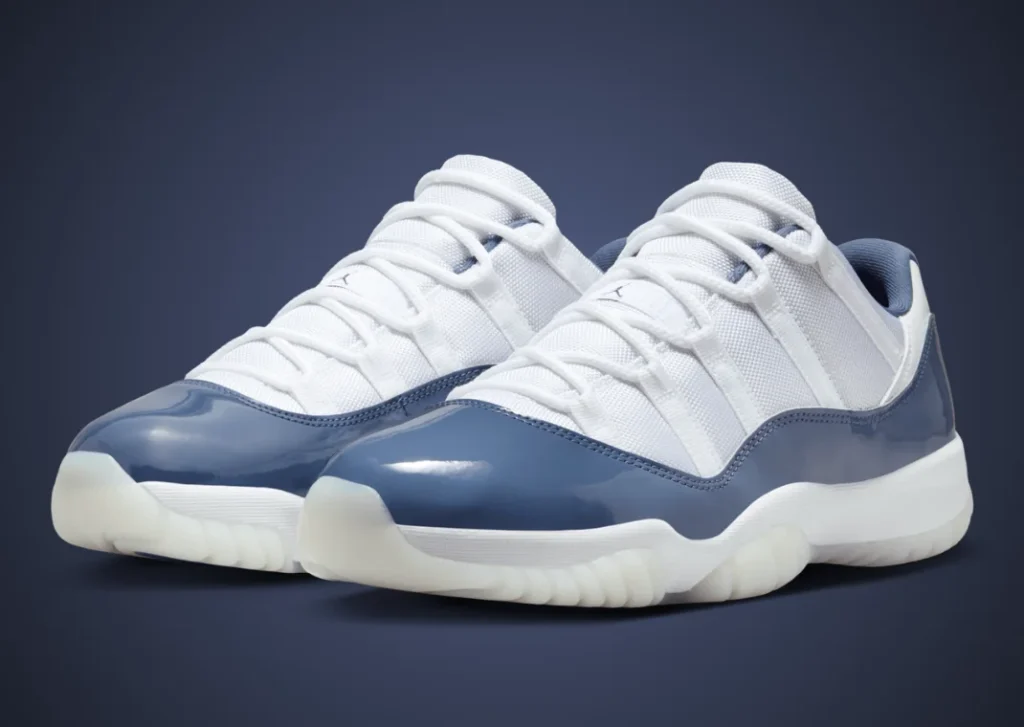 اير جوردان 11 ريترو لو ديفيوزد بلو لون ازرق داكن وابيض Air Jordan 11 Retro Low Diffused Blue