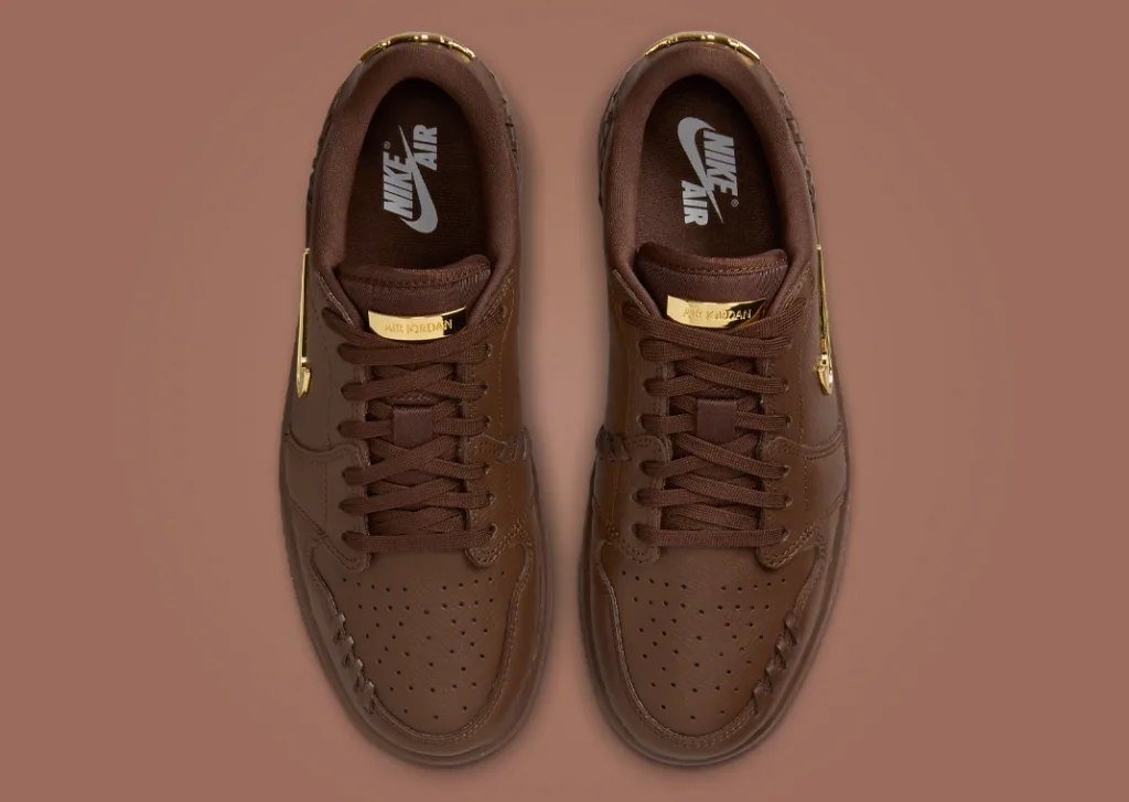 حذاء سنيكرز نايك اير جوردن 1 ميثود اوف ميك لو كاكو واو لون بني Air Jordan 1 MM Low Cacao Wow