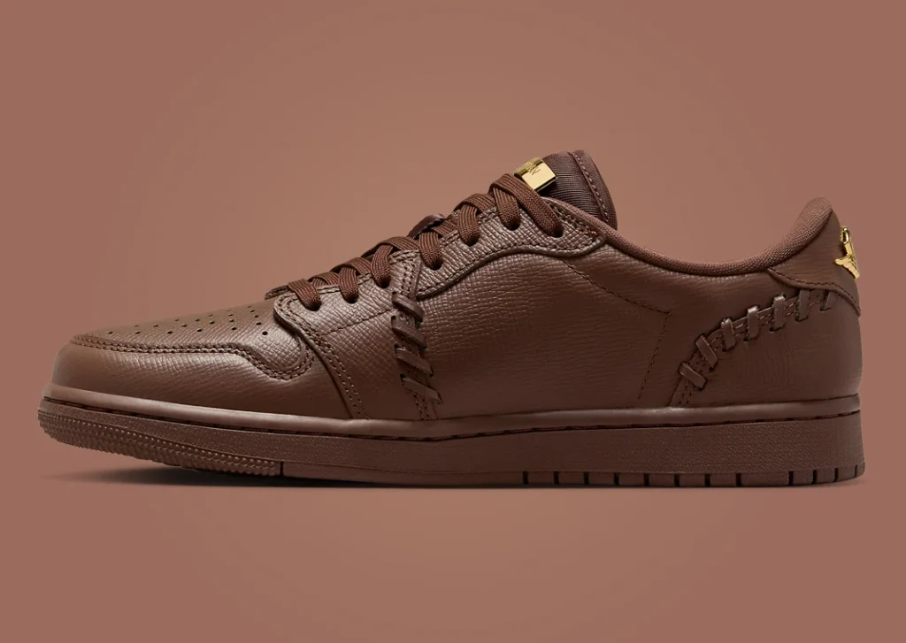 حذاء سنيكرز نايك اير جوردن 1 ميثود اوف ميك لو كاكو واو لون بني Air Jordan 1 MM Low Cacao Wow