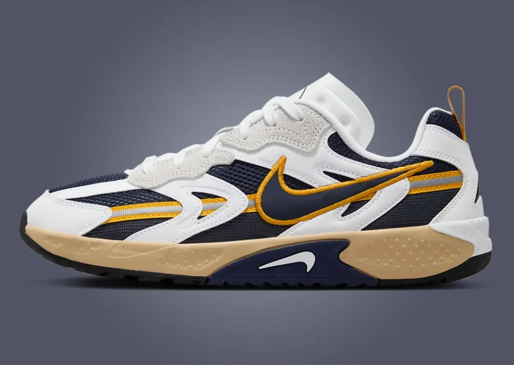 حذاء سنيكرز نايك جام وايت ميدنايت نايفي جولد لون ابيض كحلي ذهبي Nike Jam White Midnight Navy Gold