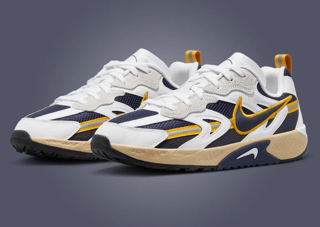 حذاء سنيكرز نايك جام وايت ميدنايت نايفي جولد لون ابيض كحلي ذهبي Nike Jam White Midnight Navy Gold