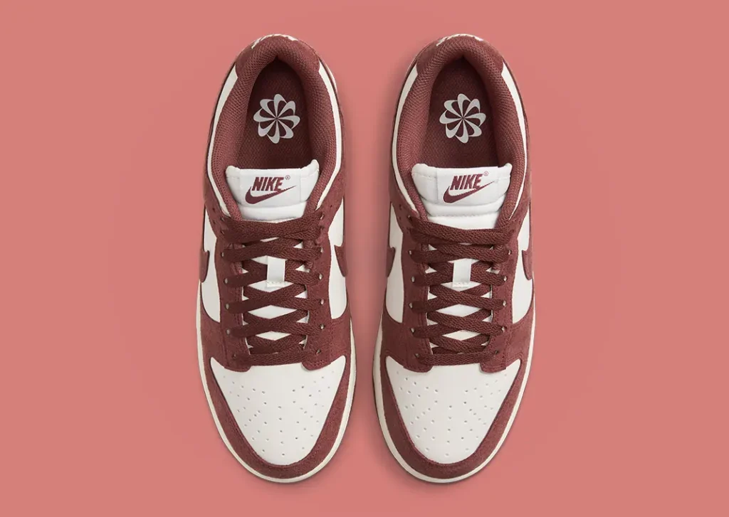 حذاء سنيكرز نايك دانك لو فانتوم ريد سيبيا النسائي لون احمر Nike Dunk Low Phantom Red Sepia