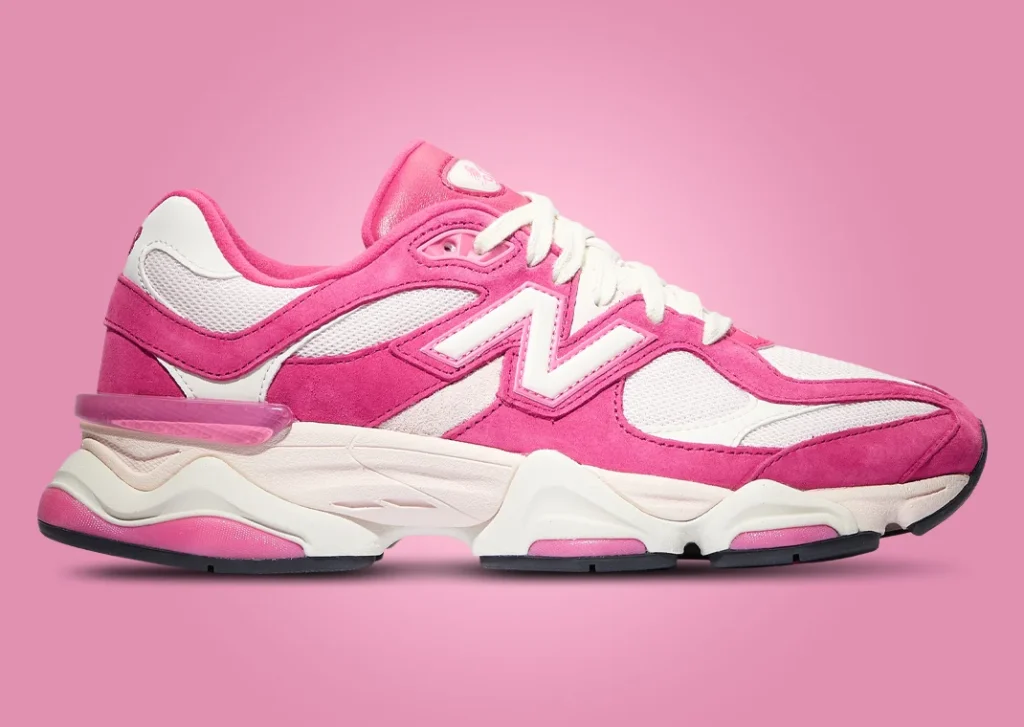 حذاء سنيكرز نيو بالانس 9060 فوشيا بِينك النسائي لون وردي New Balance 9060 Fuchsia Pink