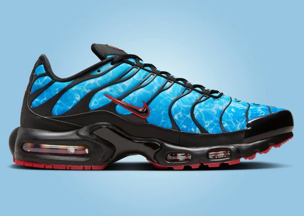 حذاء سنيكرز نايك اير ماكس بلس شارك أتاك لون ازرق واسود Nike Air Max Plus Shark Attack