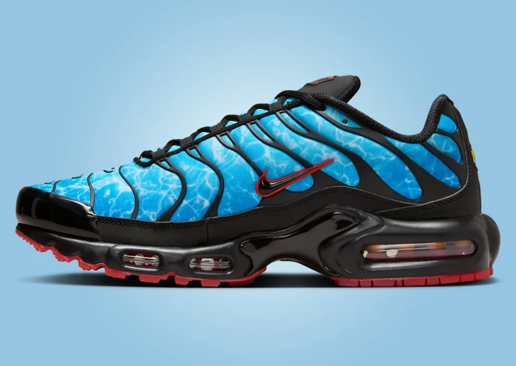 حذاء سنيكرز نايك اير ماكس بلس شارك أتاك لون ازرق واسود Nike Air Max Plus Shark Attack