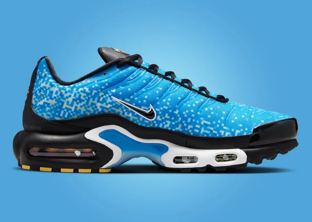 حذاء سنيكرز نايك اير ماكس بلس نابولي لون ازرق فاتح واسود Nike Air Max Plus Napoli