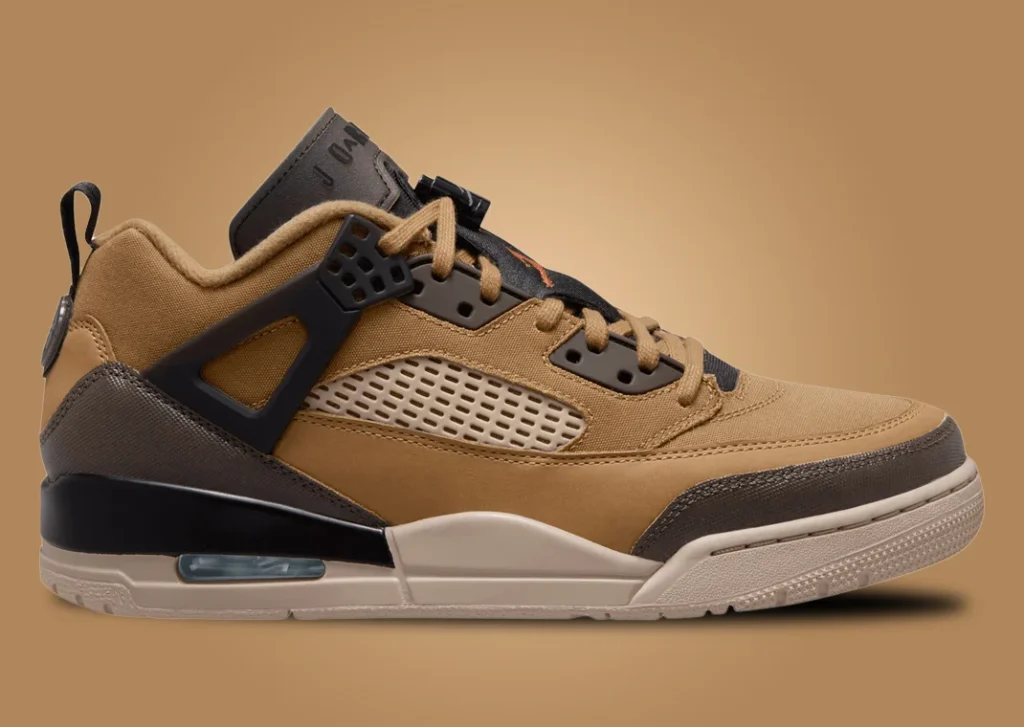 حذاء سنيكرز نايك جوردن سبيزايك لو فلاكس لون بني Jordan Spizike Low Flax