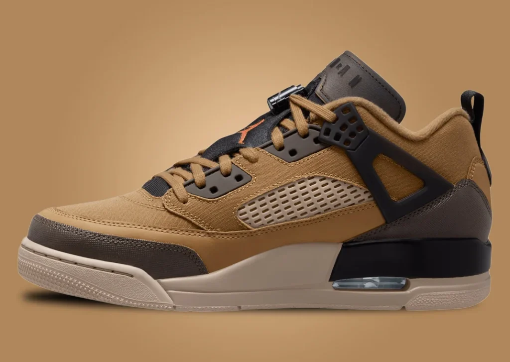 حذاء سنيكرز نايك جوردن سبيزايك لو فلاكس لون بني Jordan Spizike Low Flax