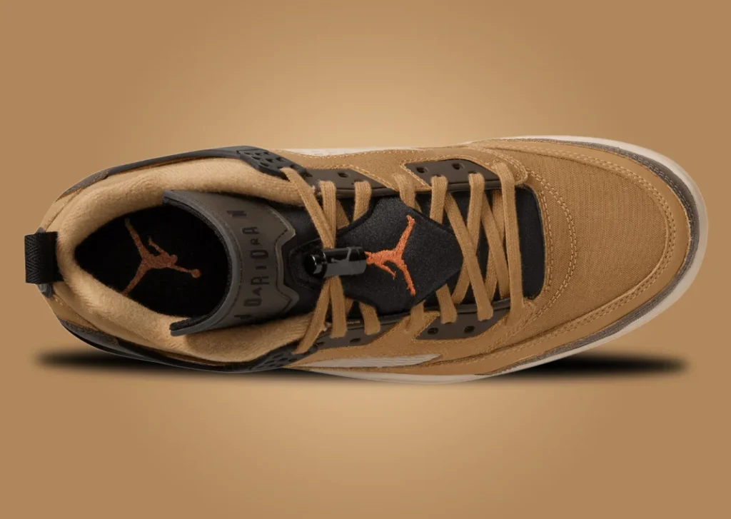 حذاء سنيكرز نايك جوردن سبيزايك لو فلاكس لون بني Jordan Spizike Low Flax