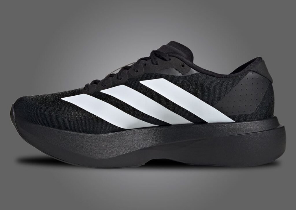 اديداس اديزيرو ايفو اس ال بلاك وايت لون اسود وابيض adidas Adizero Evo SL Black White